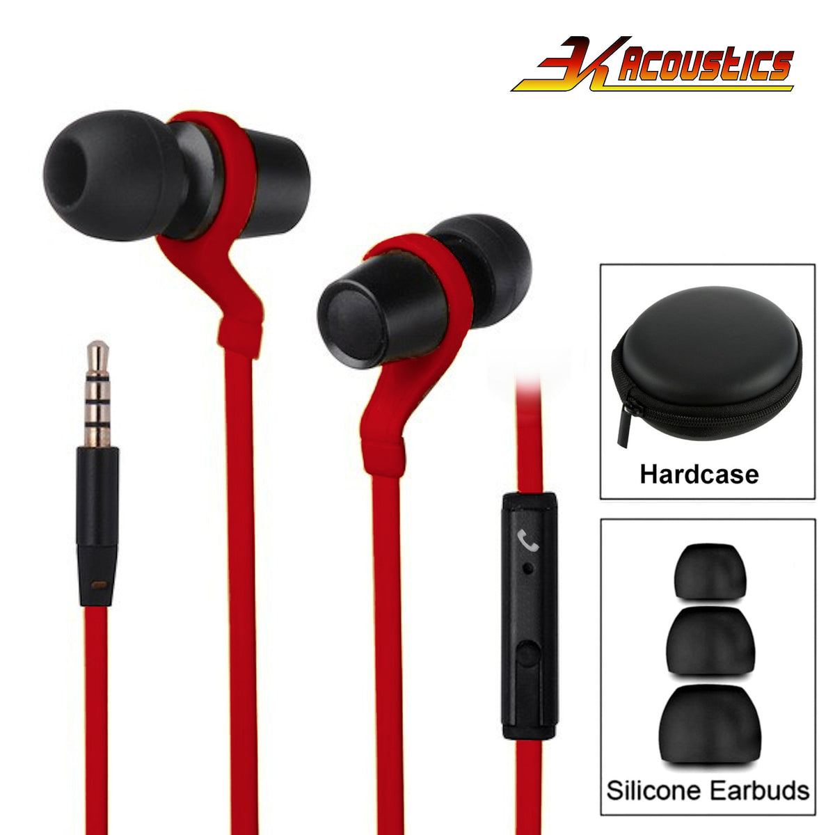 MB99 In-Ear-Headset mit Flachkabel und Hardcase