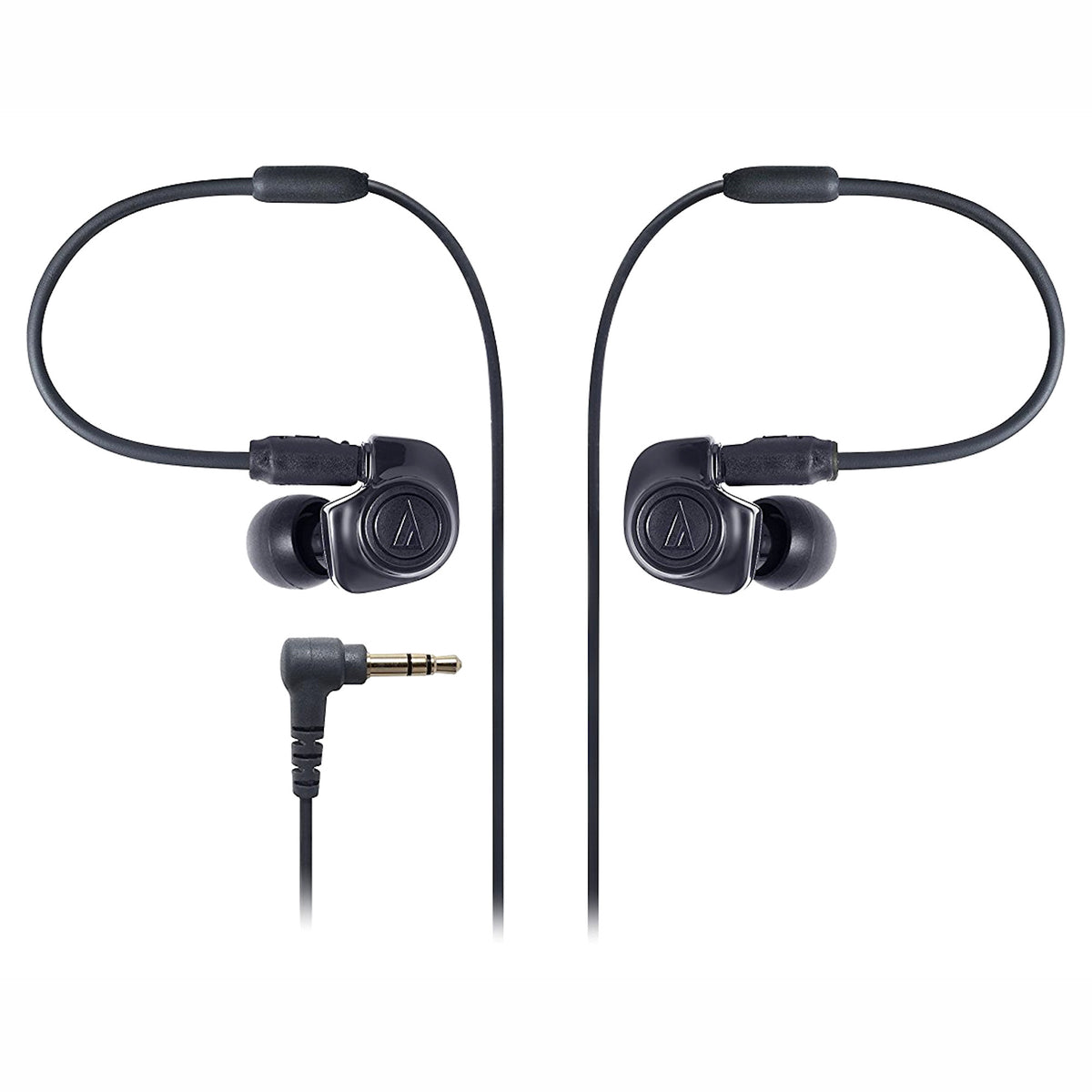 Schwarze Audio-Technica ATH-IM50 Dual-Driver In-Ear-Kopfhörer