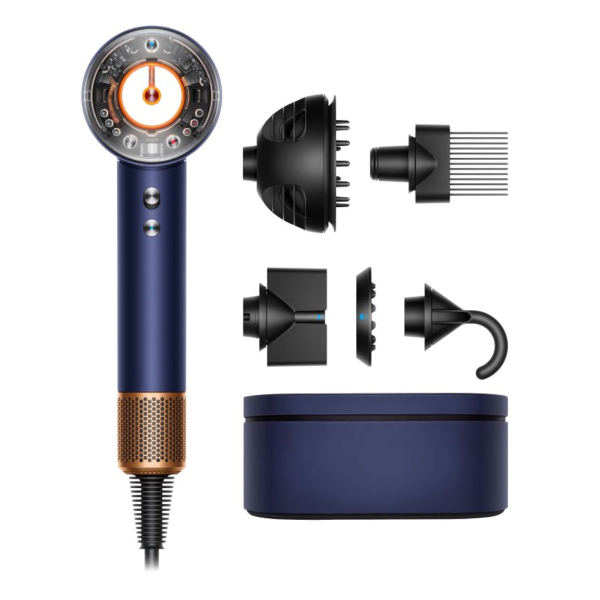Dyson Supersonic™ Haartrockner Intelligent Heat Control Nachtblau/Kupfer