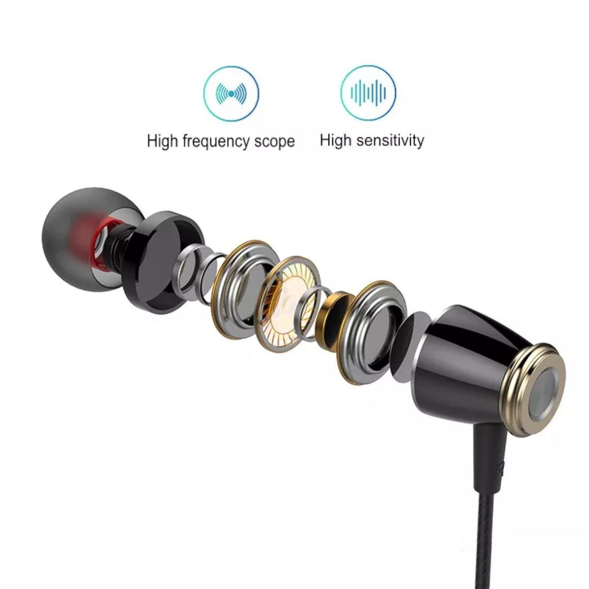 3K M6 In-Ear-Headset mit Hardcase
