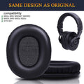 Schwarze Ohrpolster für Audio-Technica ATH-M50x und M40x