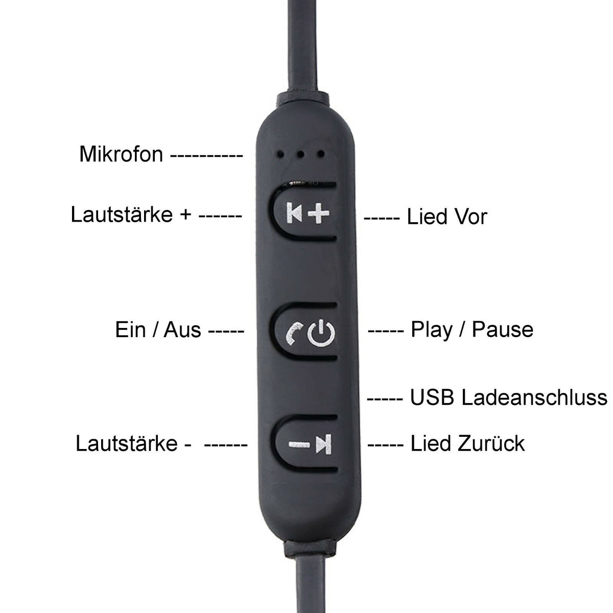 Schwarzes magnetisches X9 Bluetooth In-Ear-Headset