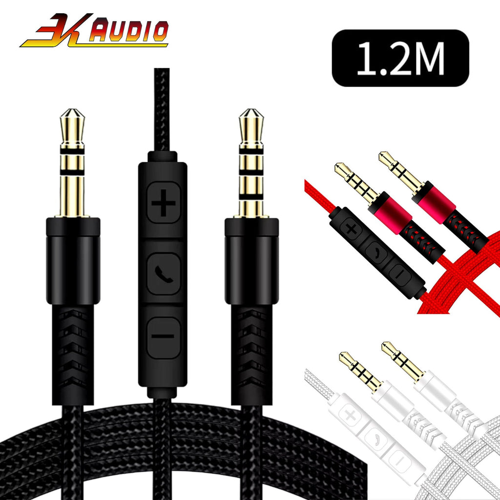 1,2 m Nylon-Headsetkabel für Beats Solo