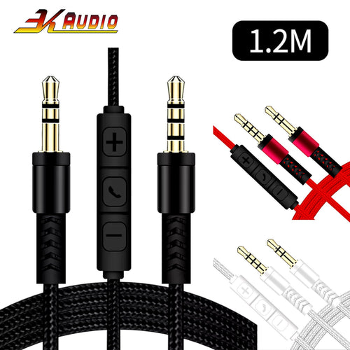 1,2 m Nylon-Headsetkabel für Beats Solo