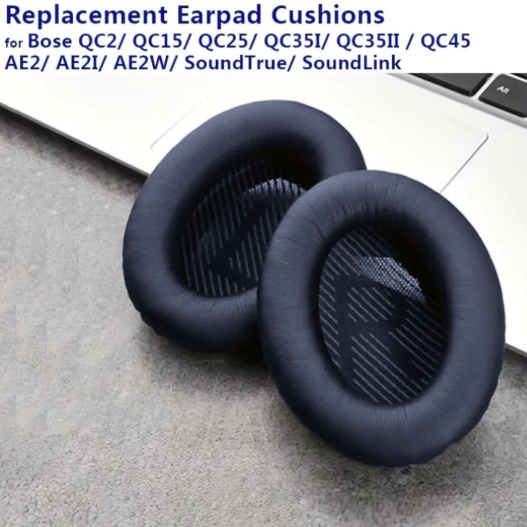 Dunkelblaue Ohrpolster für Bose QuietComfort QC15 bis QC45