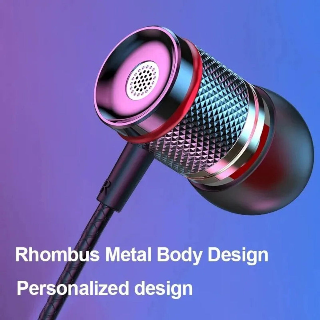 Gunmetalfarbener 3K D9 Pro Metall In-Ear-Kopfhörer
