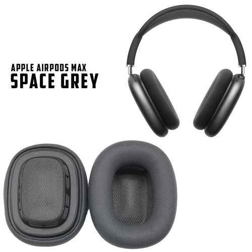 Ohrpolster für Apple AirPods Max Ersatzpolster Space Grau - Silber - Ear PAds