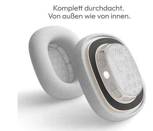 Ohrpolster für Apple AirPods Max Ersatzpolster Space Grau - Silber - Ear PAds