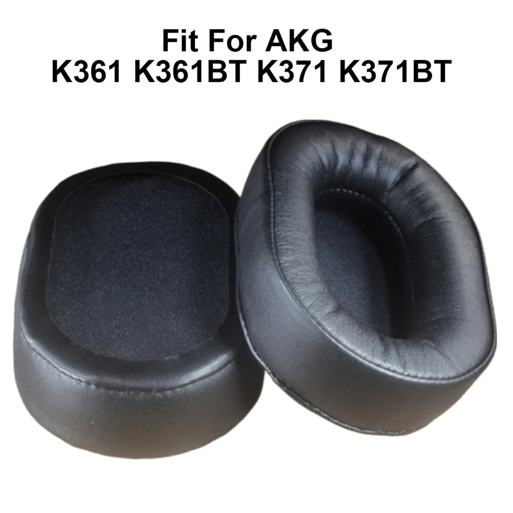 Schwarze T2 Kunstleder-Ohrpolster für AKG K361 und K371