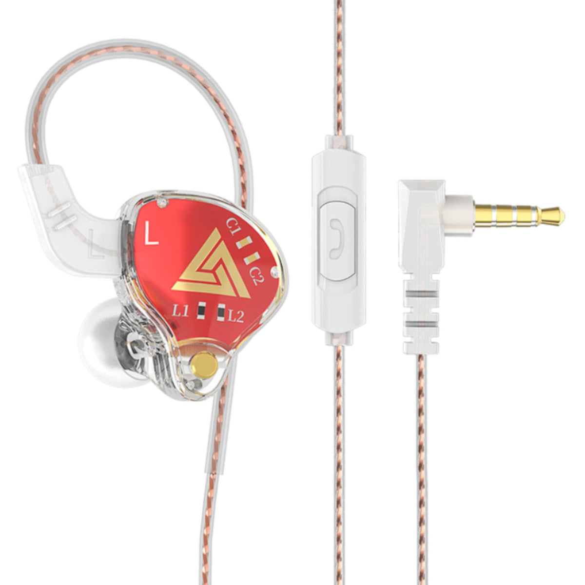 QKZ AKX Pro HiFi In-Ear-Headset mit Hardcase