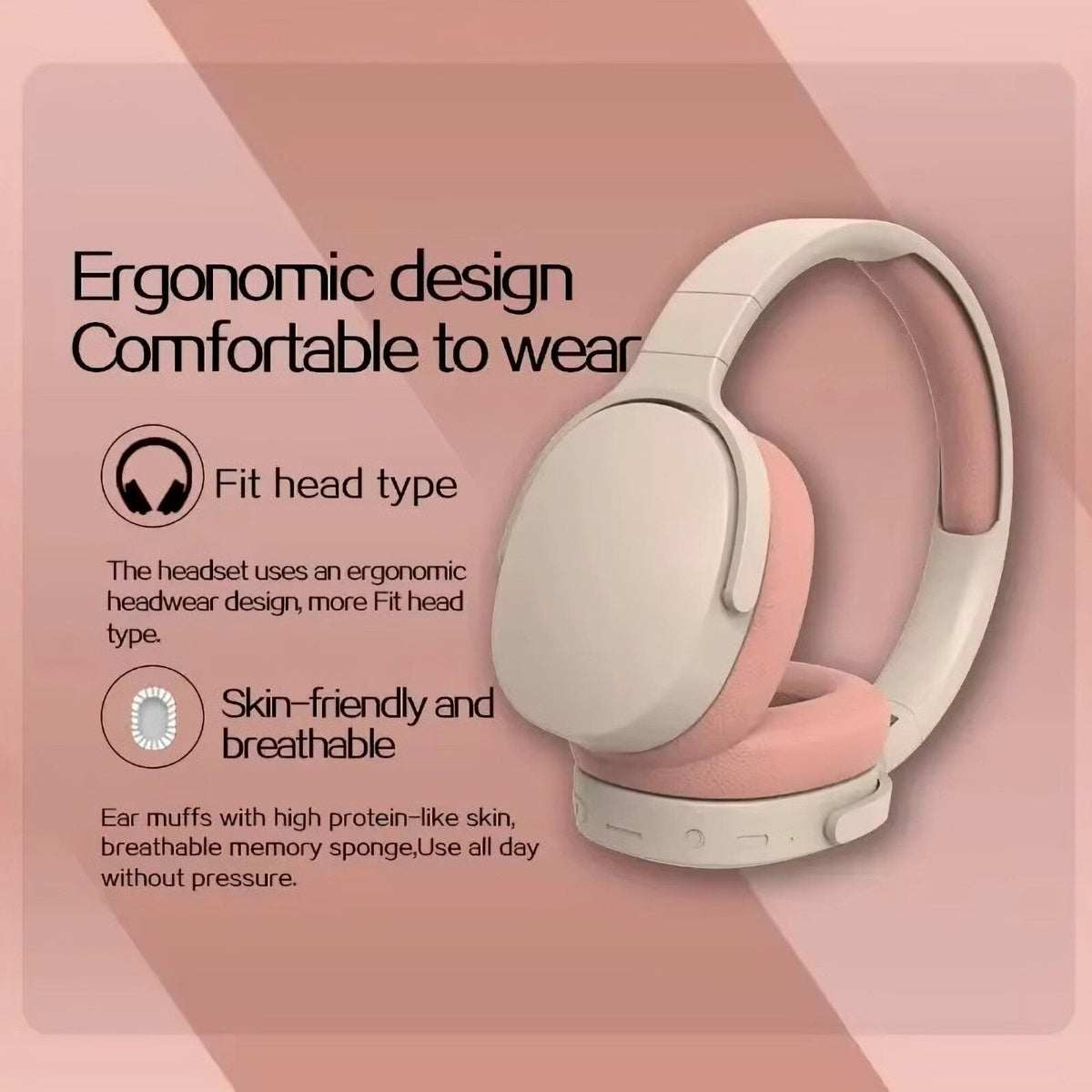 True Sport Bluetooth 5.3 Over-Ear-Headset