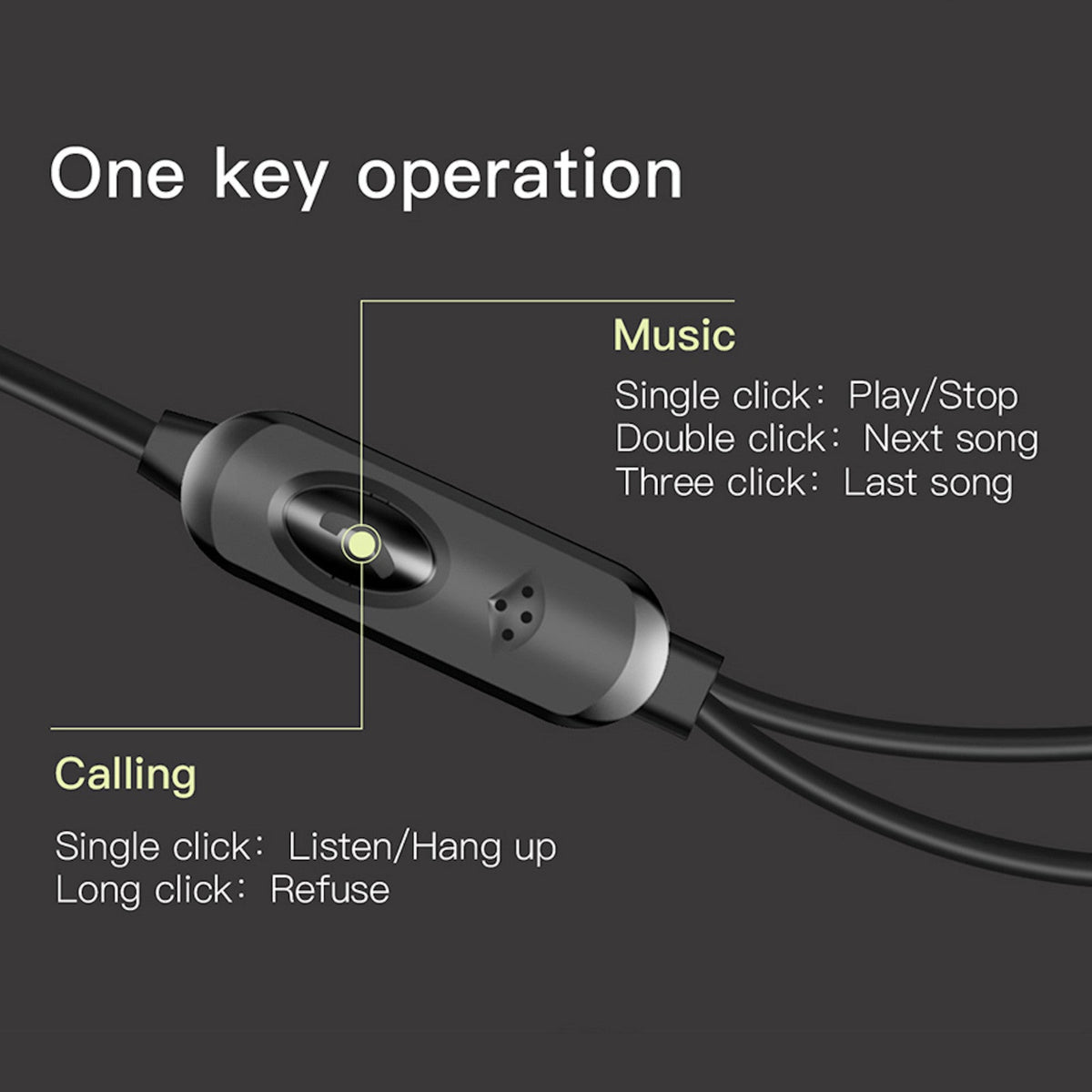 Baseus Encok H04 Metall In-Ear-Kopfhörer