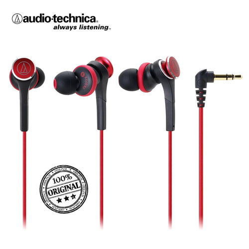 Rote Audio-Technica ATH-CKS77X Solid-Bass In-Ear-Kopfhörer