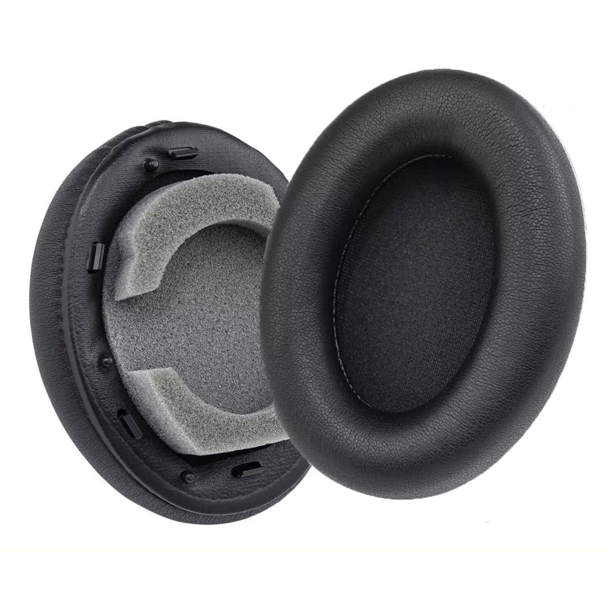 Schwarze Kunstleder-Ohrpolster für Sony WH-1000XM4