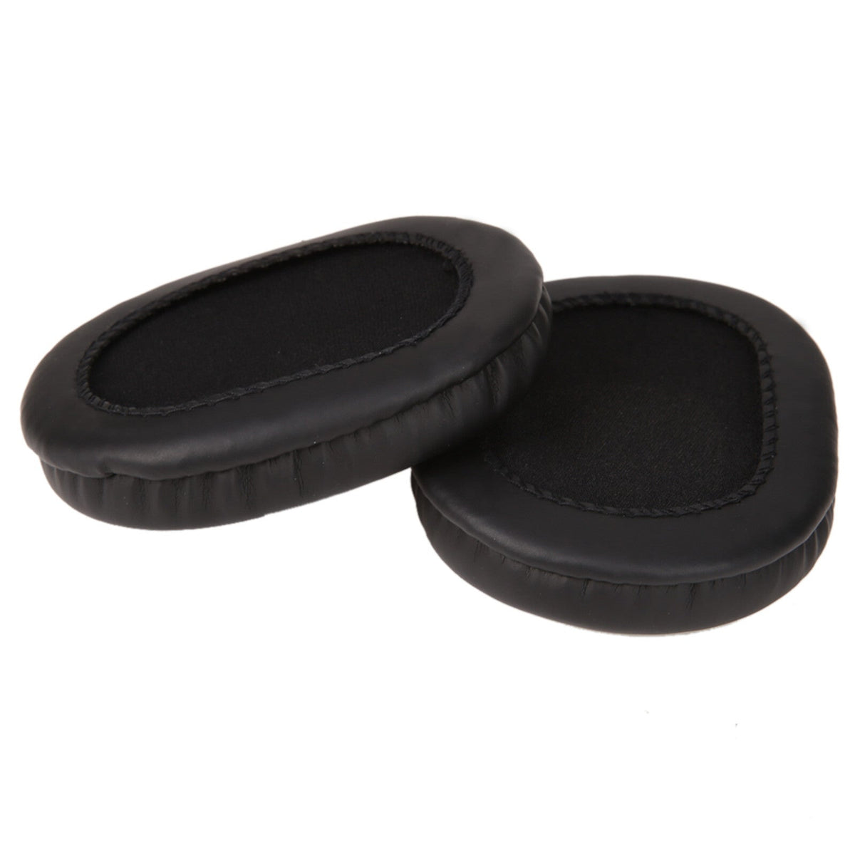 Schwarze Kunstleder-Ohrpolster für Audio-Technica M50X M40X