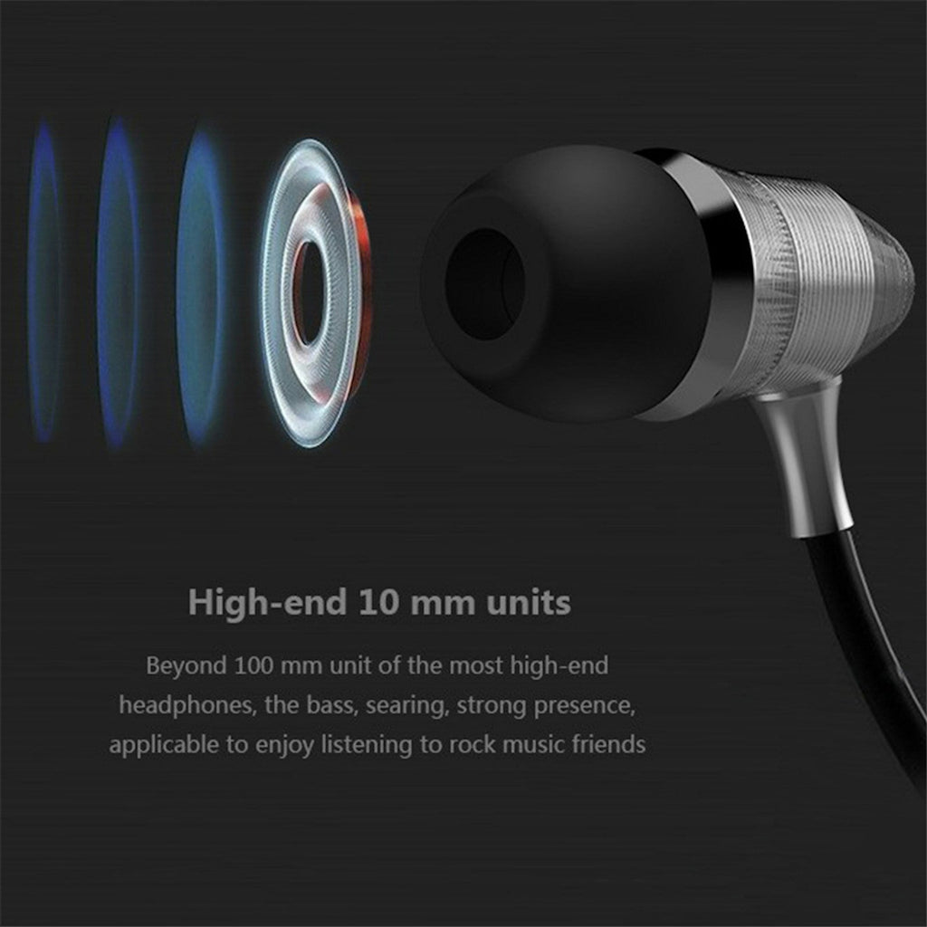 Silbernes KZ X6 HS Pro Metall In-Ear-Headset
