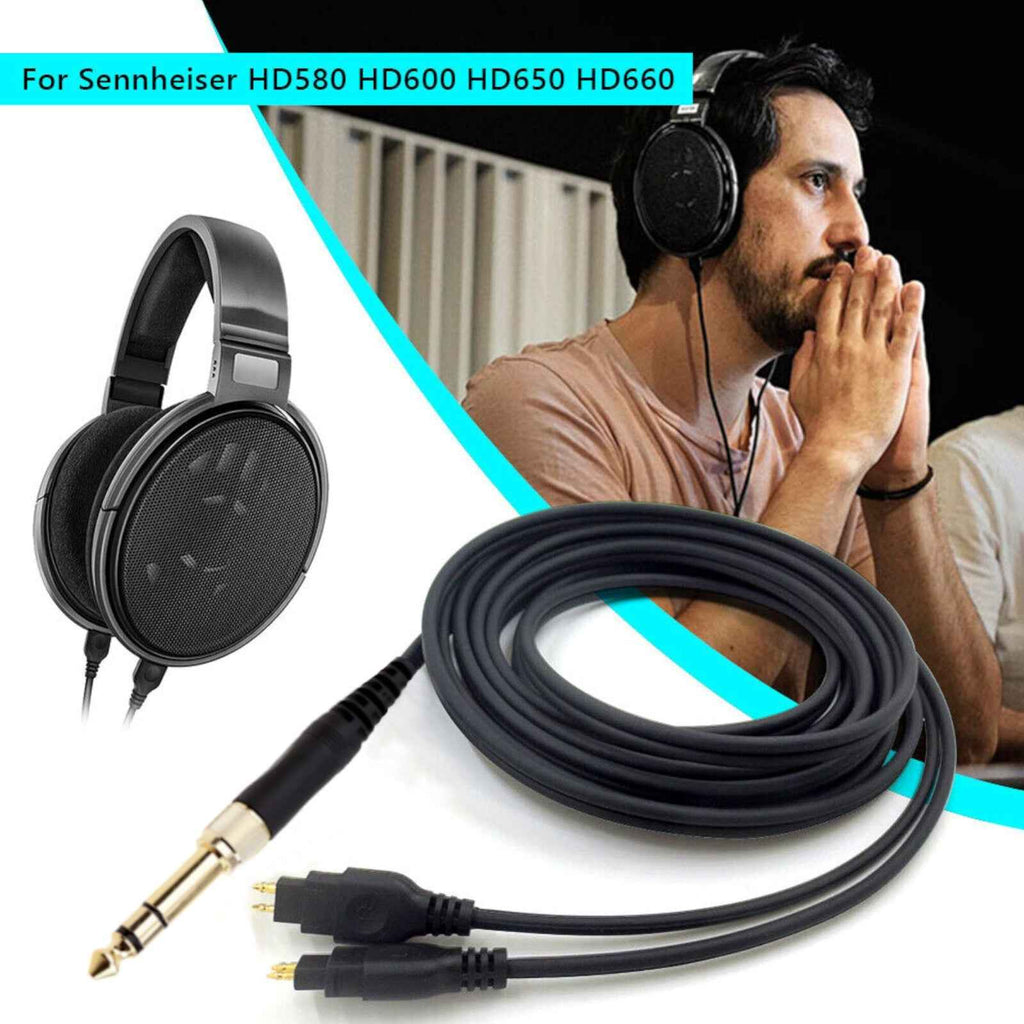 3m Premium Anschlusskabel Sennheiser HD545 HD565 HD580 HD600 HD650 HD660