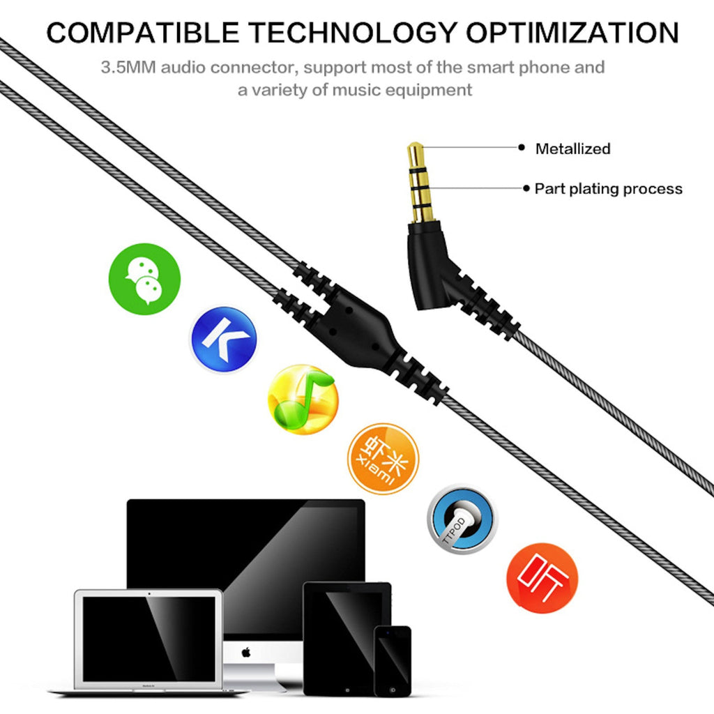 QKZ KD4 Dual-Treiber In-Ear-Headset
