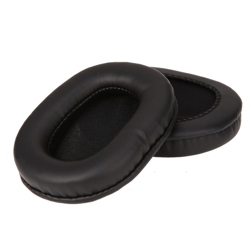 Schwarze Kunstleder-Ohrpolster für Audio-Technica M50X M40X