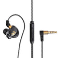 Super Bass Headset Kopfhörer QKZ Zen In-Ear Ohrhörer Full Bass Subwoofer Schwarz