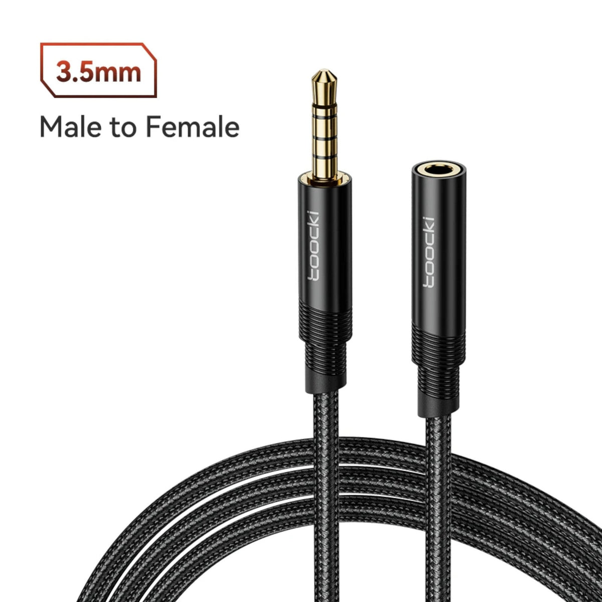 Toocki 3 m 4-polige Headset-Verlängerung