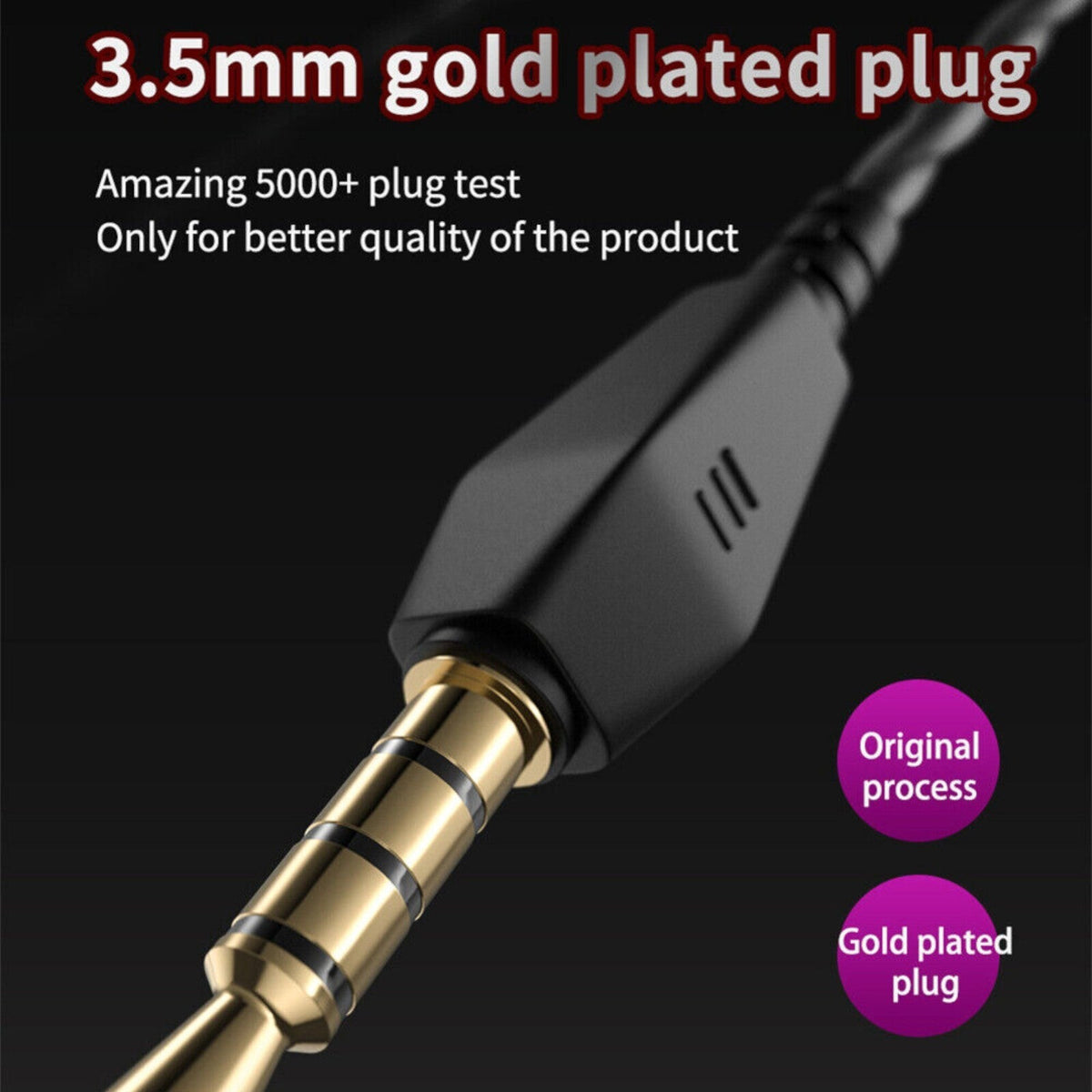 Schwarzer QKZ AK6 Hi-Res In-Ear-Kopfhörer