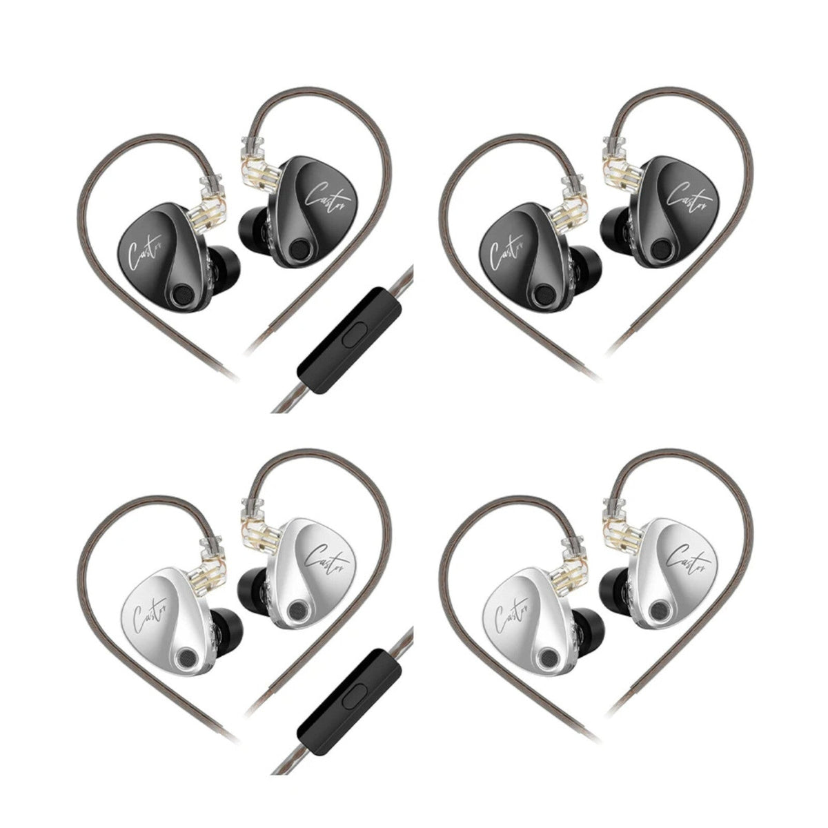 KZ Castor In-Ear-Kopfhörer mit einstellbarem Bass