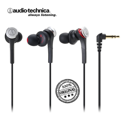 Schwarze Audio-Technica ATH-CKS77X Solid-Bass In-Ear-Kopfhörer