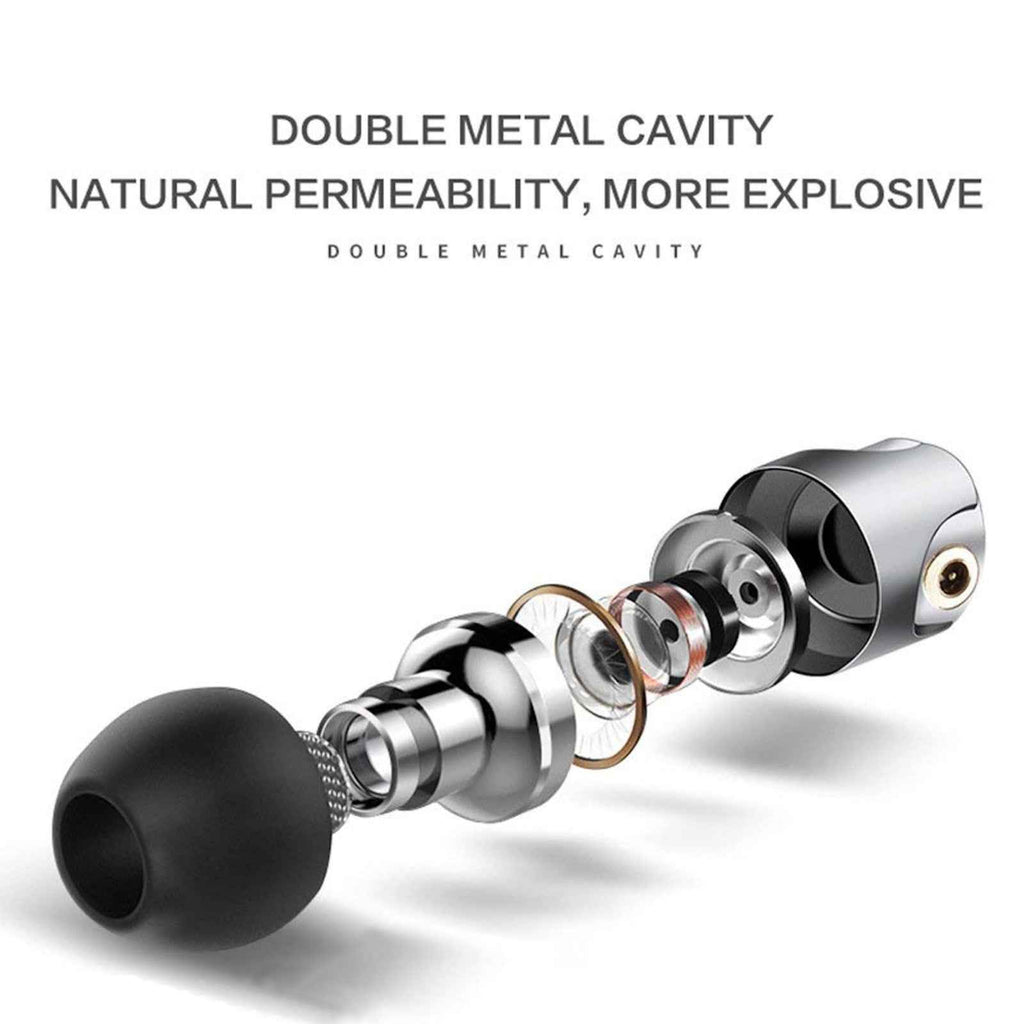 Super Bass High-End In Ear Kopfhörer QKZ DM4 Silber Ohrhörer austauschbare Kabel