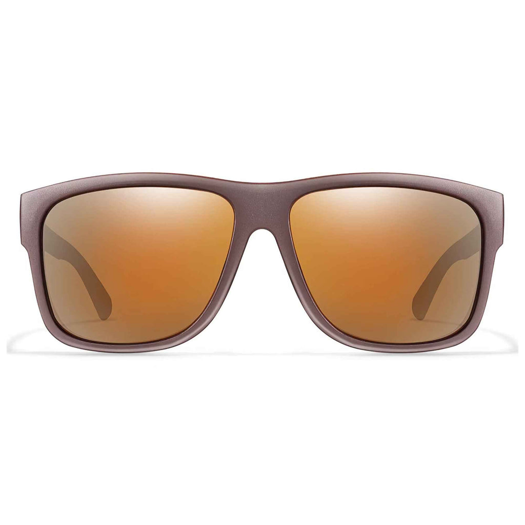 Stylische Sonnenbrille Matt Gläser Braun Cool 5417 BR