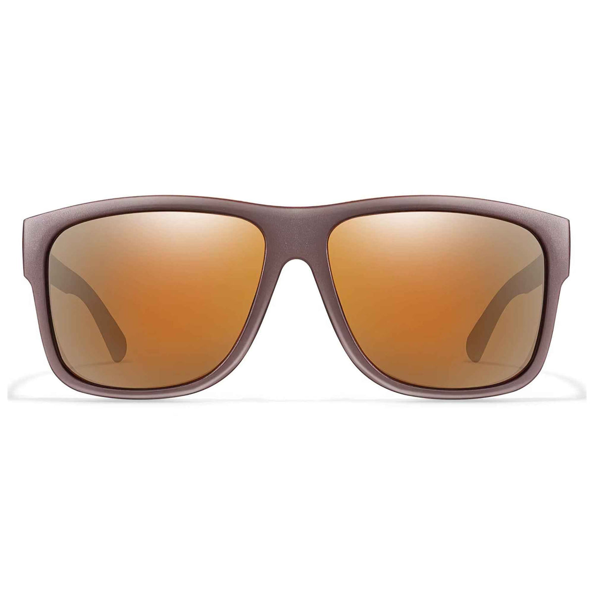 Stylische Sonnenbrille Matt Gläser Braun Cool 5417 BR