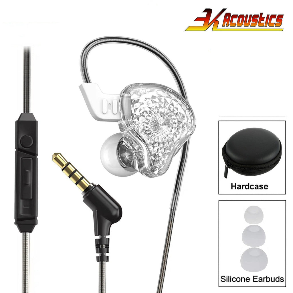 Kristallfarbenes 3K K2 HD In-Ear-Headset