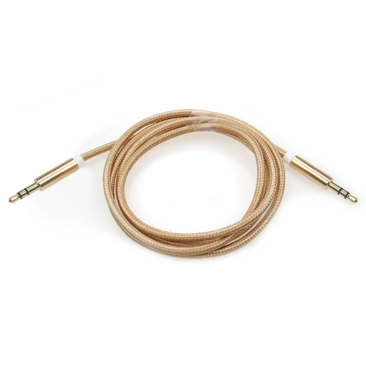 VPB 1 m Nylon AUX-Kabel mit 3,5-mm-Steckern