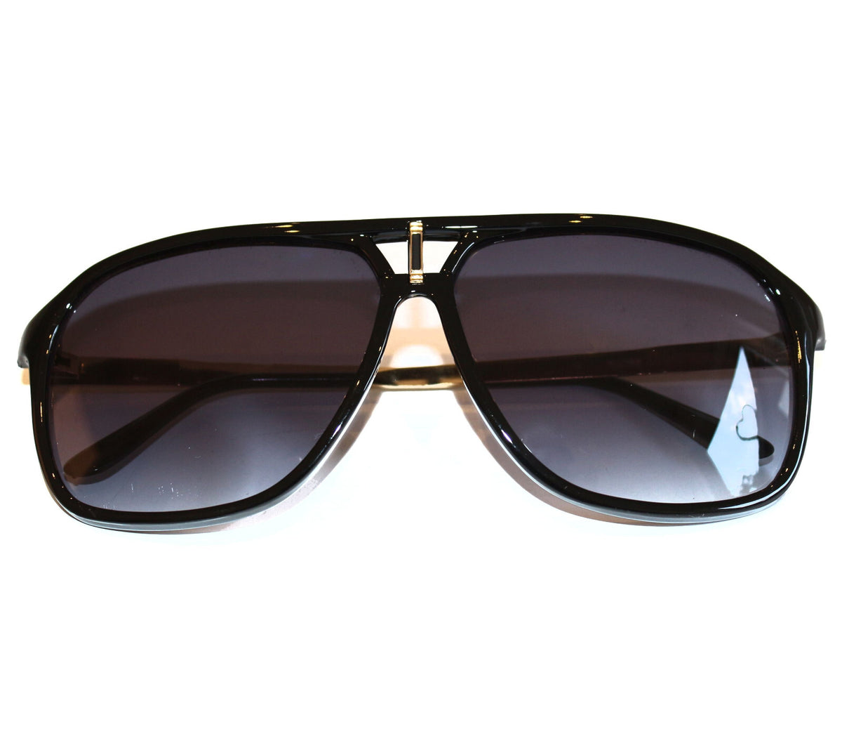 Schwarze Designer Unisex-Sonnenbrille