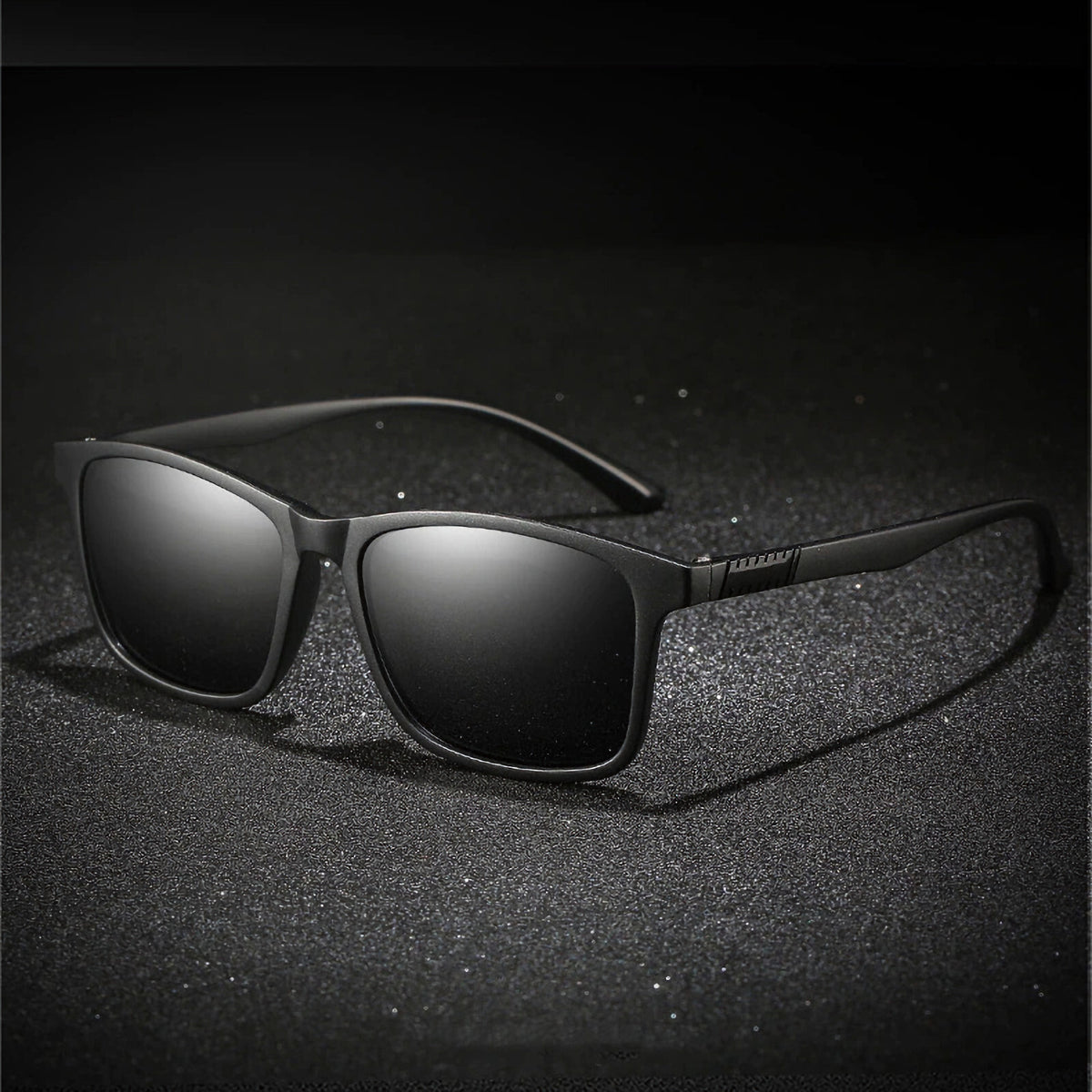Schwarze TR90 Men-in-Black Sonnenbrille