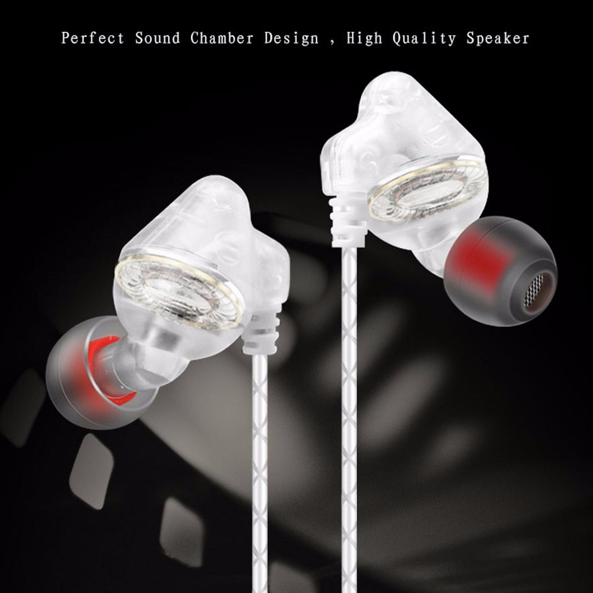 Weißes SZKOSTON S600 In-Ear-Headset