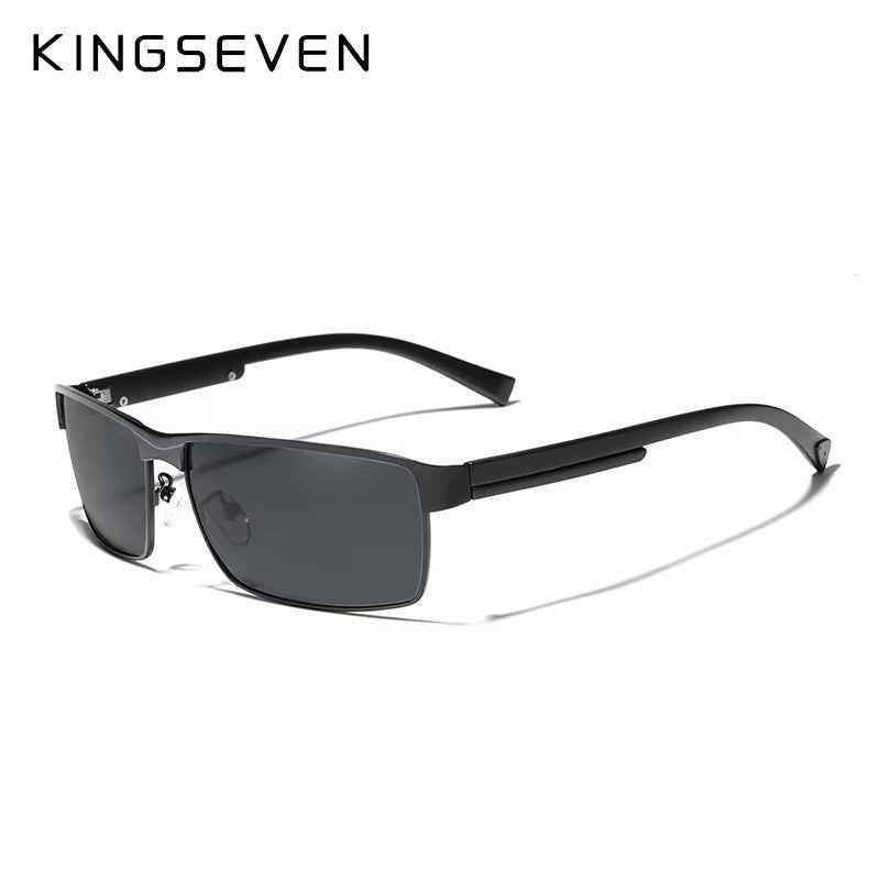 Sonnenbrille Kingseven 7756 Black Premium Männer Polarisiert UV400 HD
