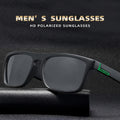 Schwarz-grüne polarisierte Sonnenbrille