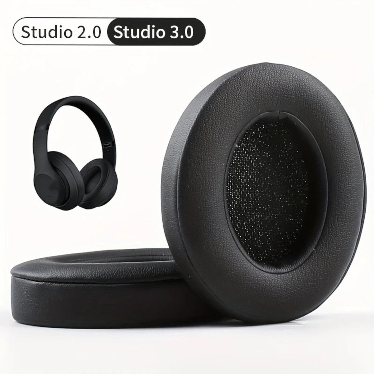 Ohrpolster für Beats by Dr. Dre Studio 2 und Studio 3 Wireless Kunstleder