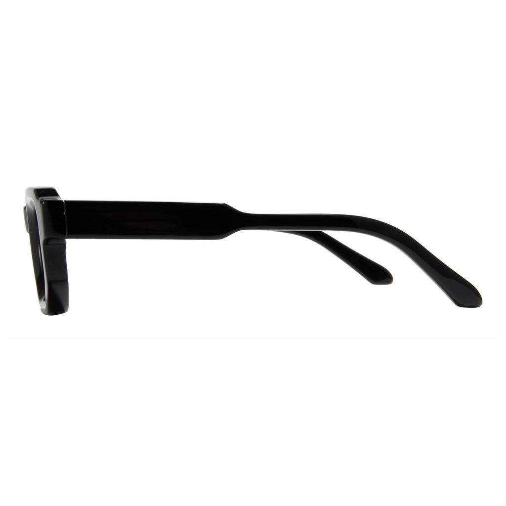 Glänzend schwarze Retro-Partybrille