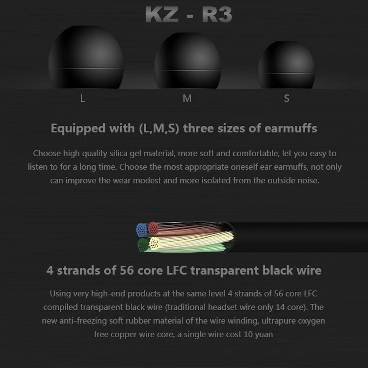 KZ R3 Professional Metal In-Ear-Kopfhörer