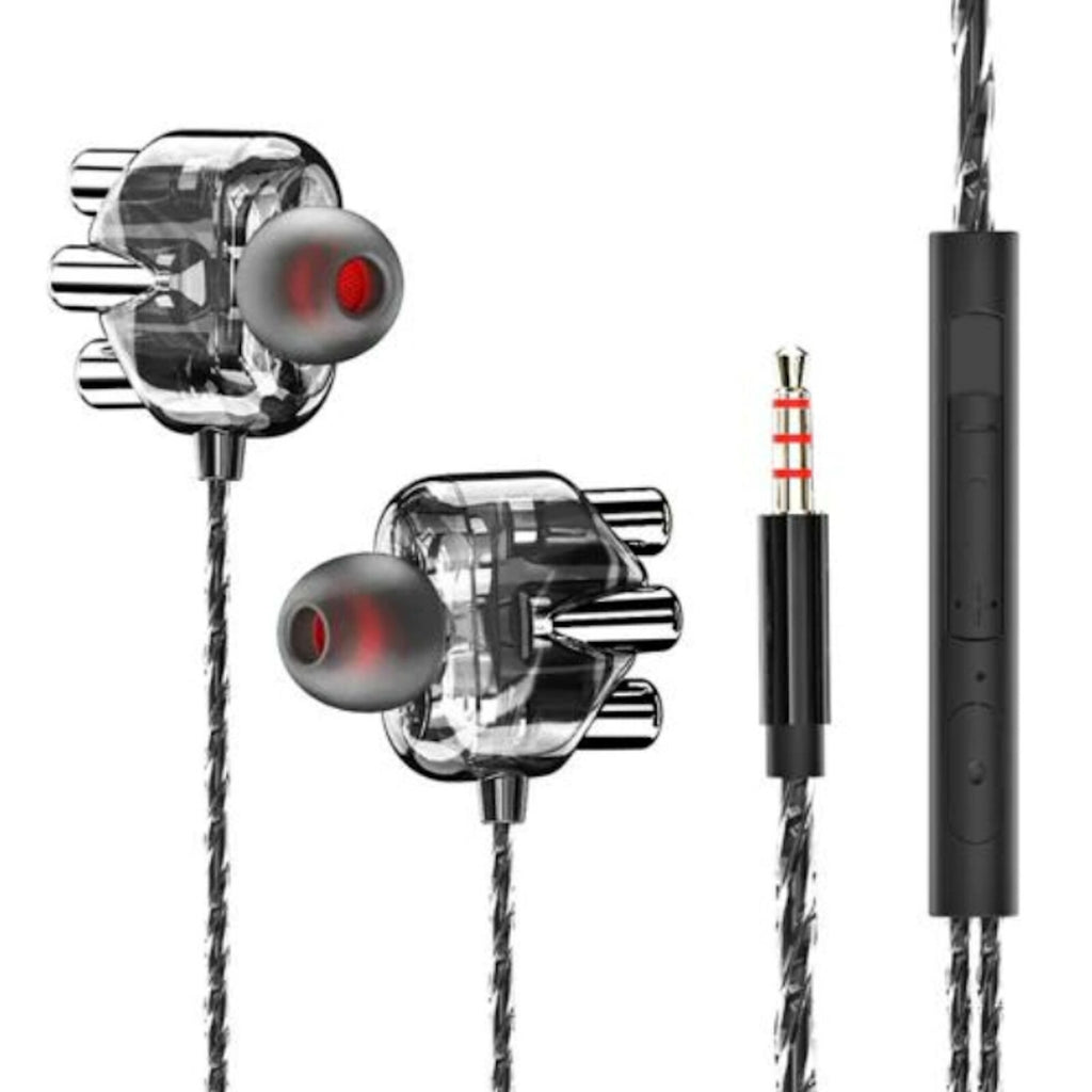 3K X30 In-Ear-Headset mit Mikrofon und Tasche