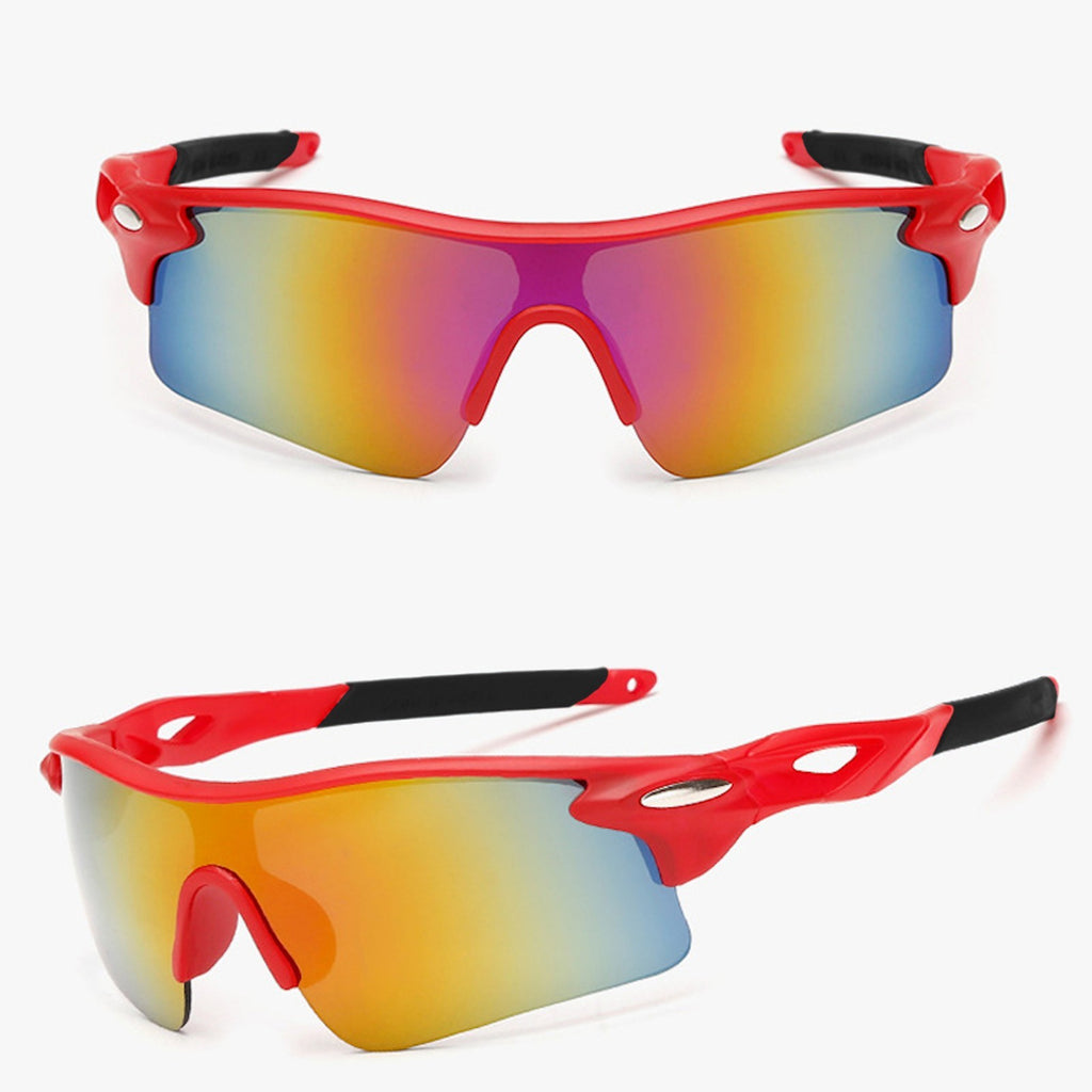 Rote polarisierte Sport-Sonnenbrille X1