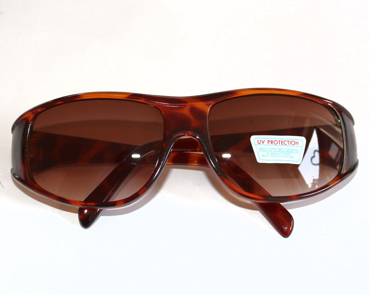 Braune leicht getigerte Designer Damen-Sonnenbrille