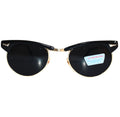 Schwarz-goldene Vintage Sonnenbrille