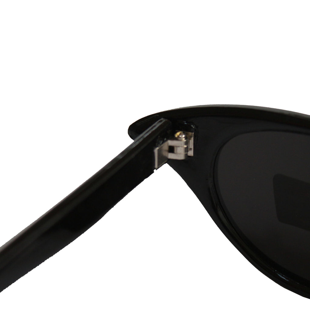 Schwarze Cat-Eye-Sonnenbrille