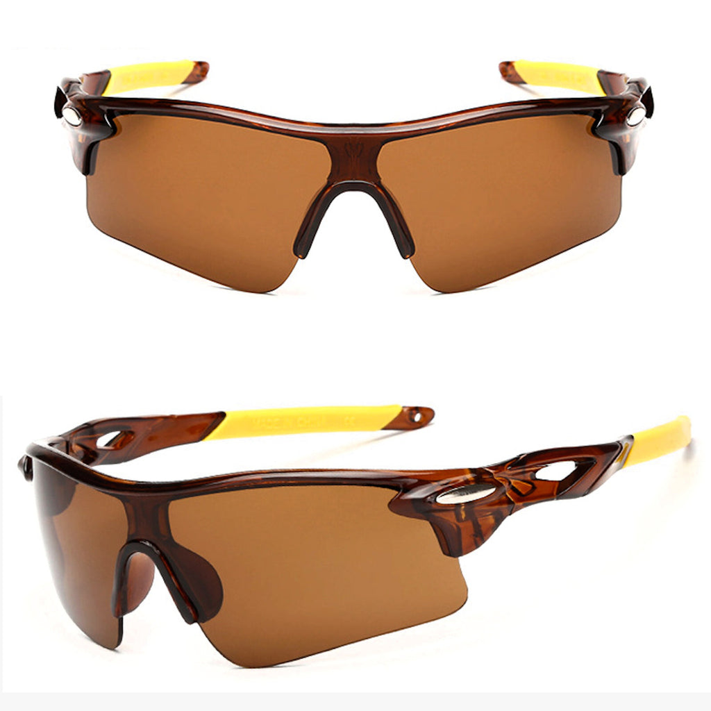 Braune Sport-Sonnenbrille X1
