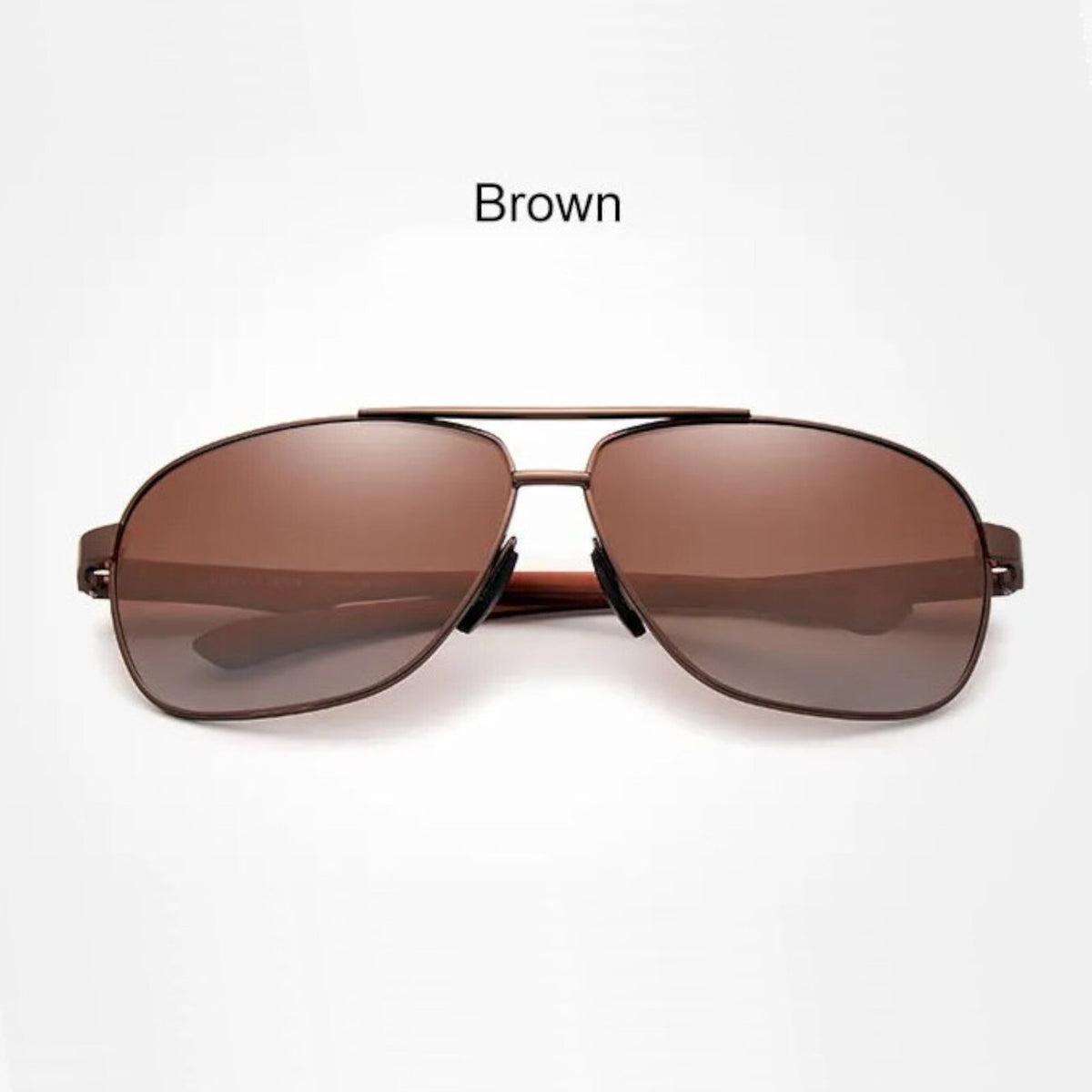 Braune Kingseven N7188 polarisierte Piloten-Sonnenbrille
