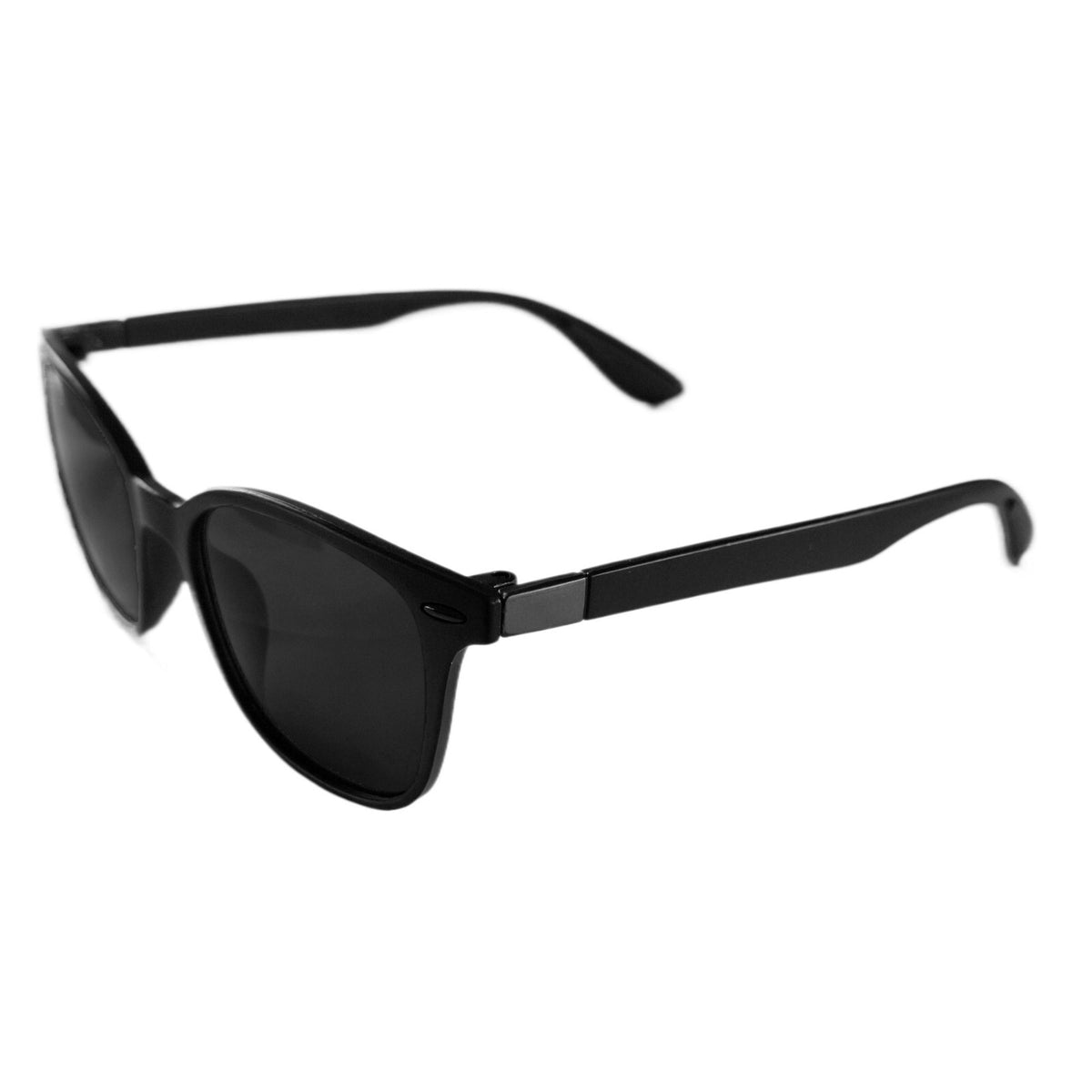 Mattschwarze polarisierte Blues-Brothers-Sonnenbrille