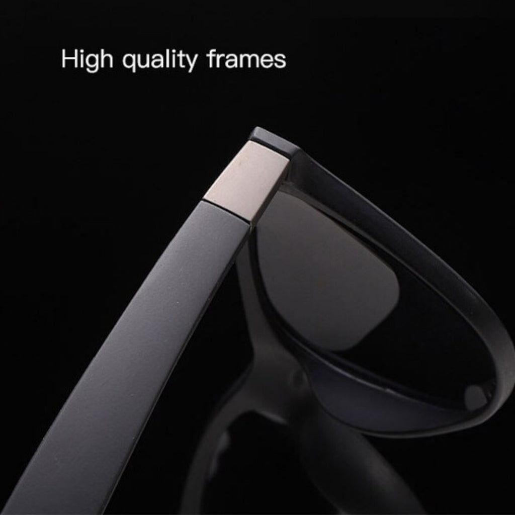 Matt-schwarze polarisierte Blues-Brothers Sonnenbrille